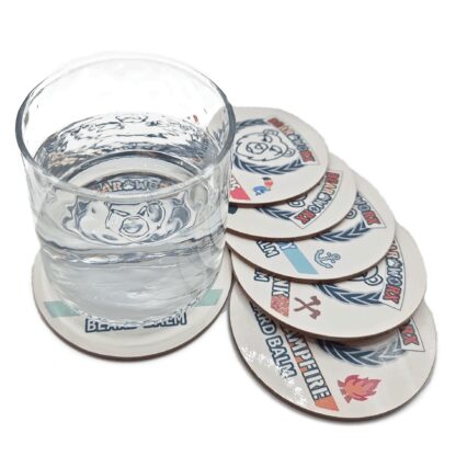 "Beard Balm" Coaster Set