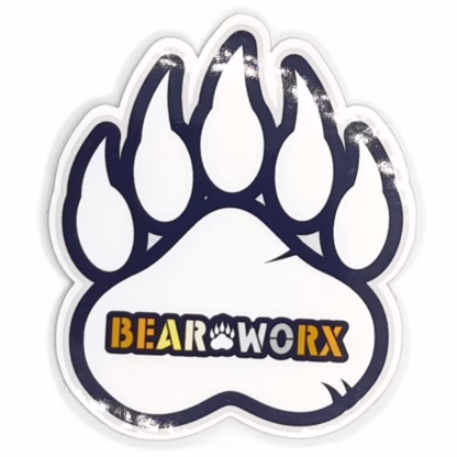 "Bear Worx Paw" Sticker