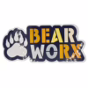"Bear Worx Stacked Logo" Sticker
