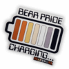 "Bear Pride Charging" sticker