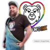 "Bear Worx 2025 Pride" T-Shirt on Darin