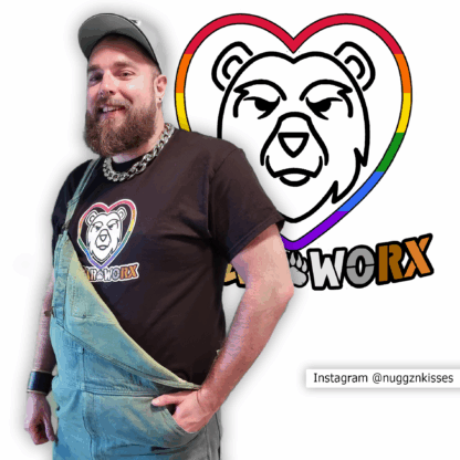 "Bear Worx 2025 Pride" T-Shirt on Darin