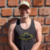 Julien in the Bat Bear Tank Top