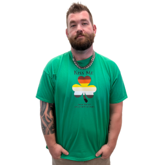 BJ in the "Kiss Me: I'm Not Irish" T-Shirt