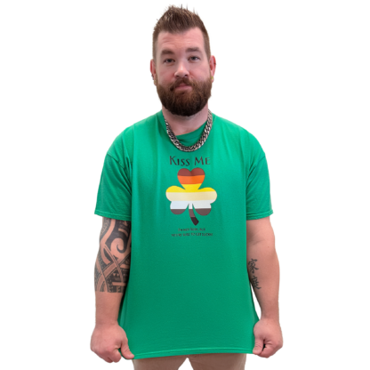 BJ in the "Kiss Me: I'm Not Irish" T-Shirt