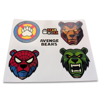 Avenge Bears Sticker Pak
