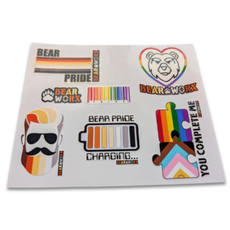 Bear Pride Sticker Pak