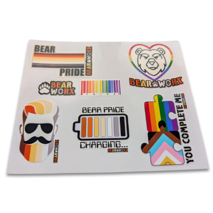 Bear Pride Sticker Pak