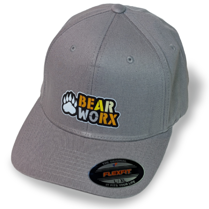 Grey Pressed Logo Flexfit Cap